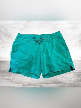 Magellan Outdoors Teal Drawstring Women's Bermuda Shorts